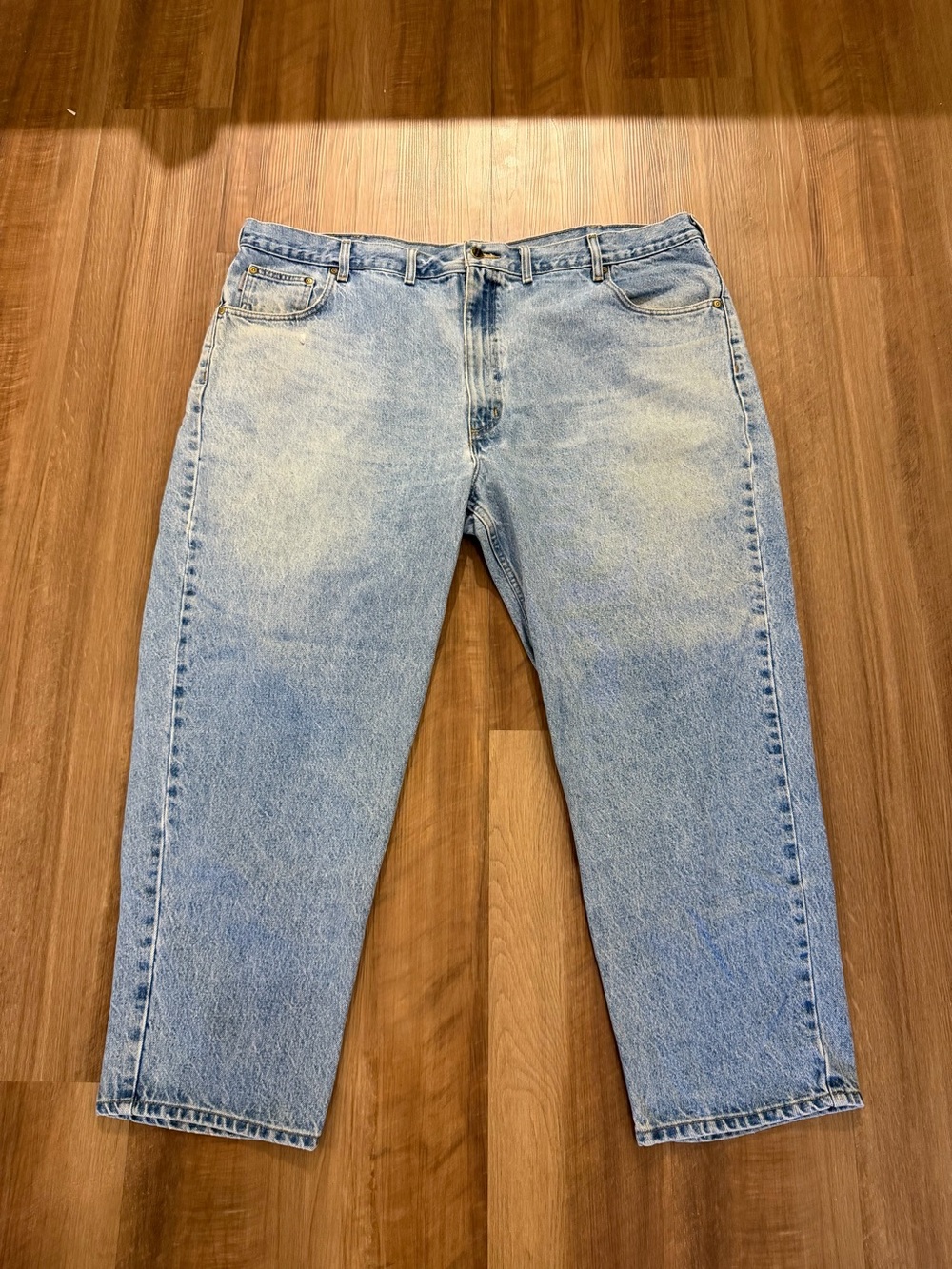 Carhartt Men’s Jeans Relaxed Fit 48x30 Light Blue Jeans
